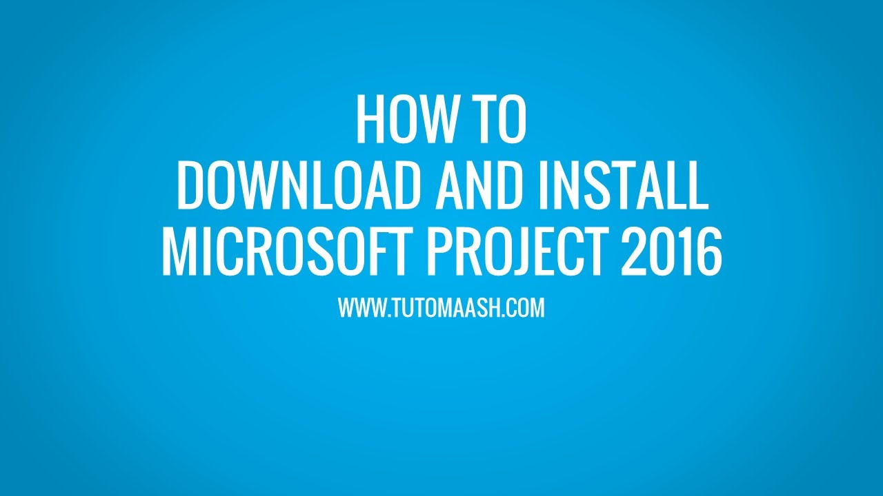downloading ms project 2016 for mac